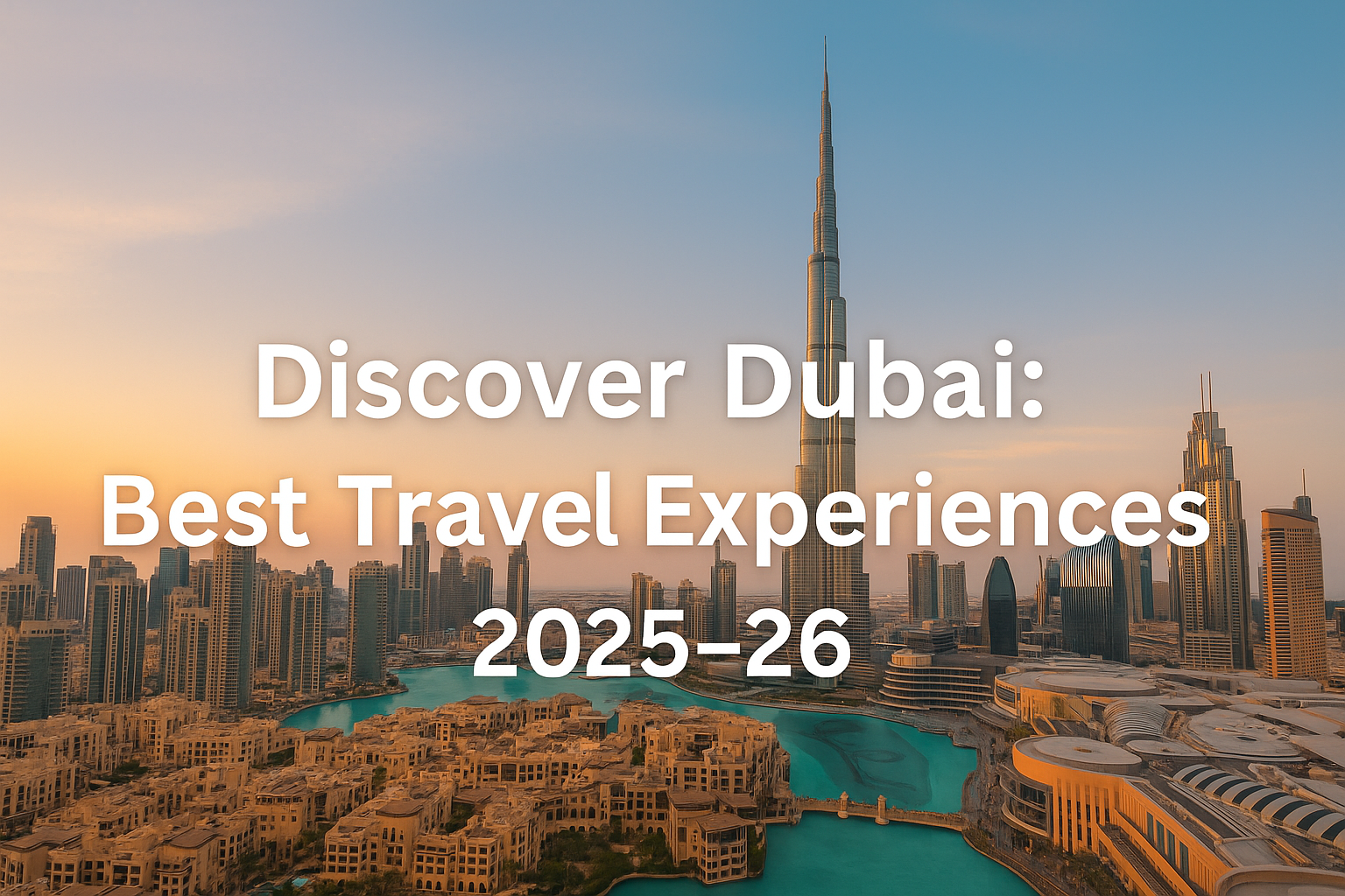 Discover Dubai: Best Travel Experiences 2025–26